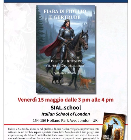 Presentazione alla SIAL school de Fiaba di Fidelio e Gertrude: Il principe Protonero e il precipizio degli eroi.